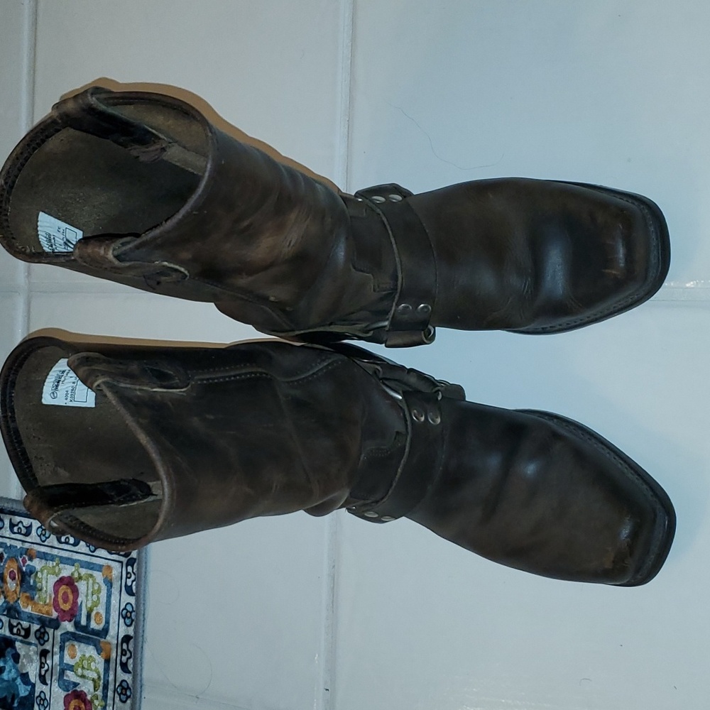 Mens Double H Full Harness Boots 9EE